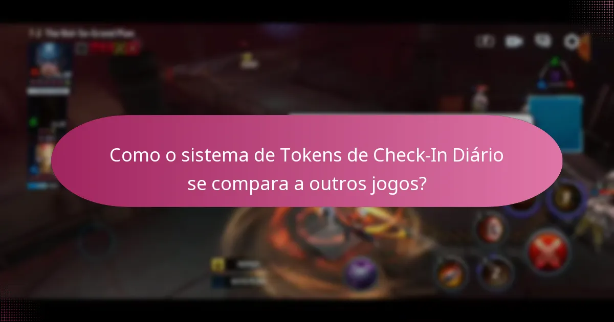 Como funcionam as melhorias de personagens com os Tokens de Check-In Diário?