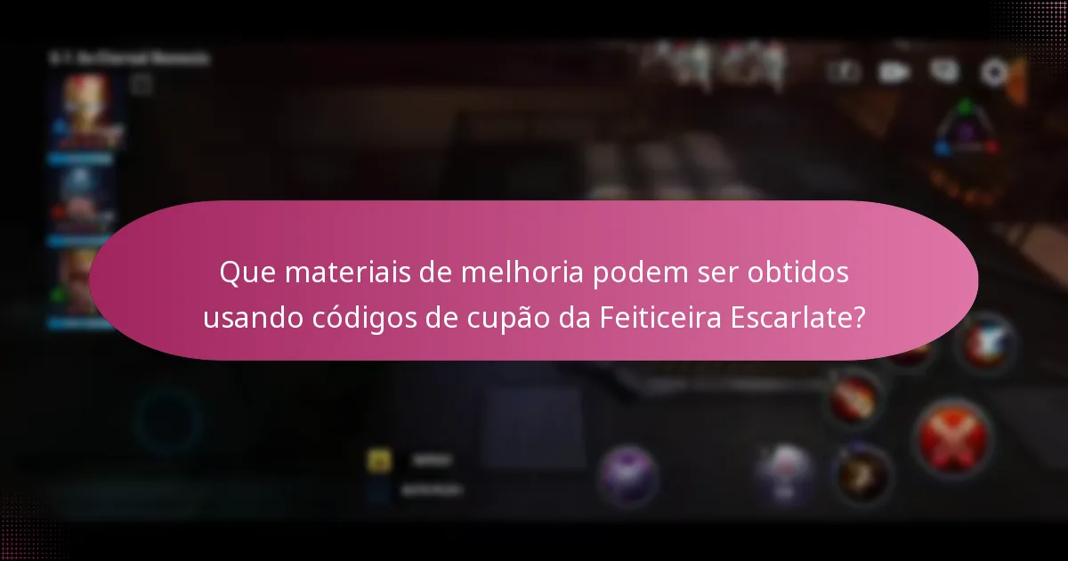 Quais plataformas oferecem códigos de cupão da Feiticeira Escarlate?